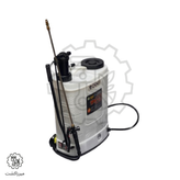 سمپاش شارژی دستی FST با ظرفیت ۲۰ لیتر، مجهز به دو موتور پمپ پرقدرت و نازل قابل تنظیم برای پاشش یکنواخت