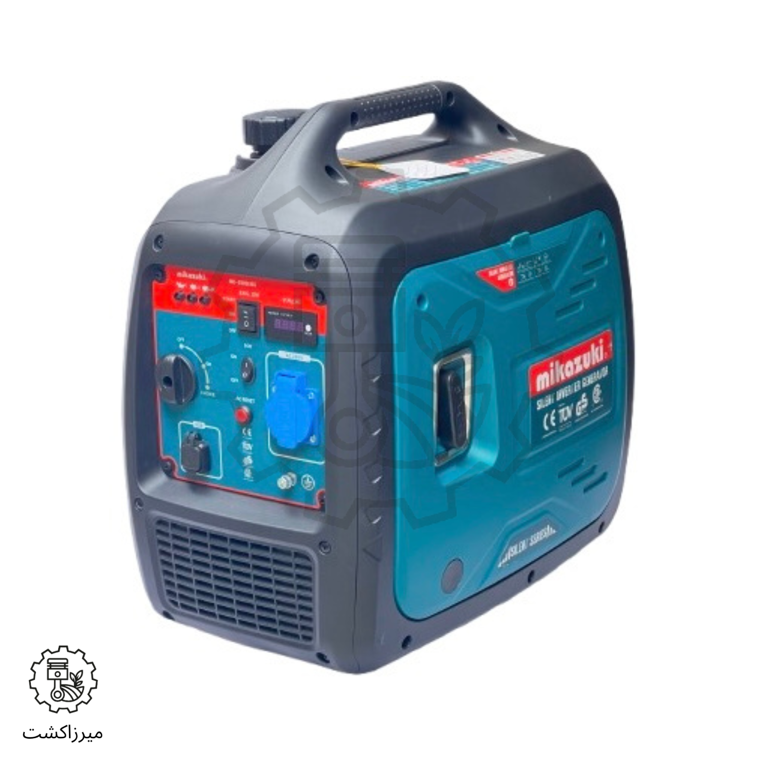 موتور برق کیفی سوپر سایلنت میکازوکی ۳.۵ کیلووات نمای جلو