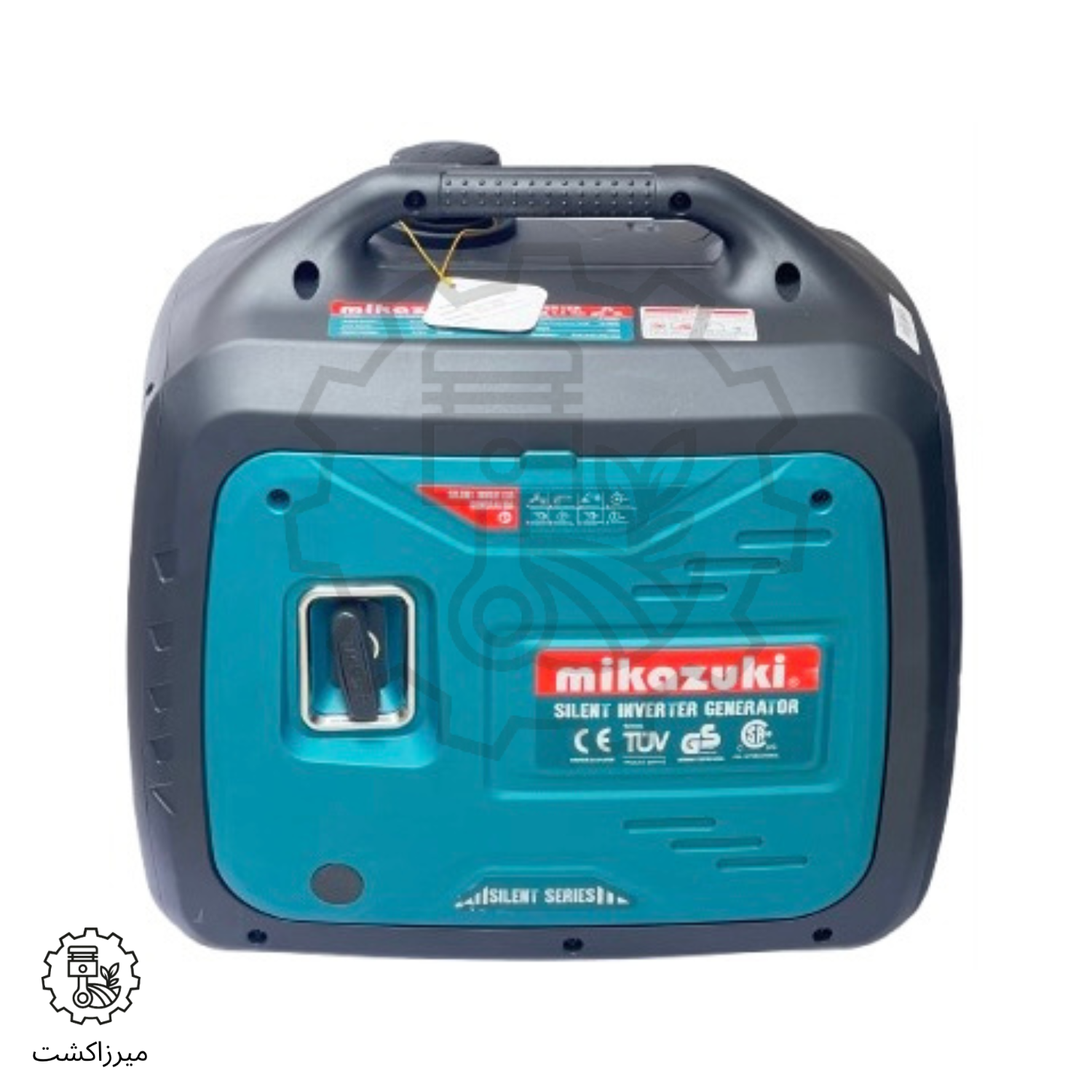 نمای هندل موتور برق اینورتر بنزینی میکازوکی MK-3500EIGS کم‌صدا 3.5 کیلووات