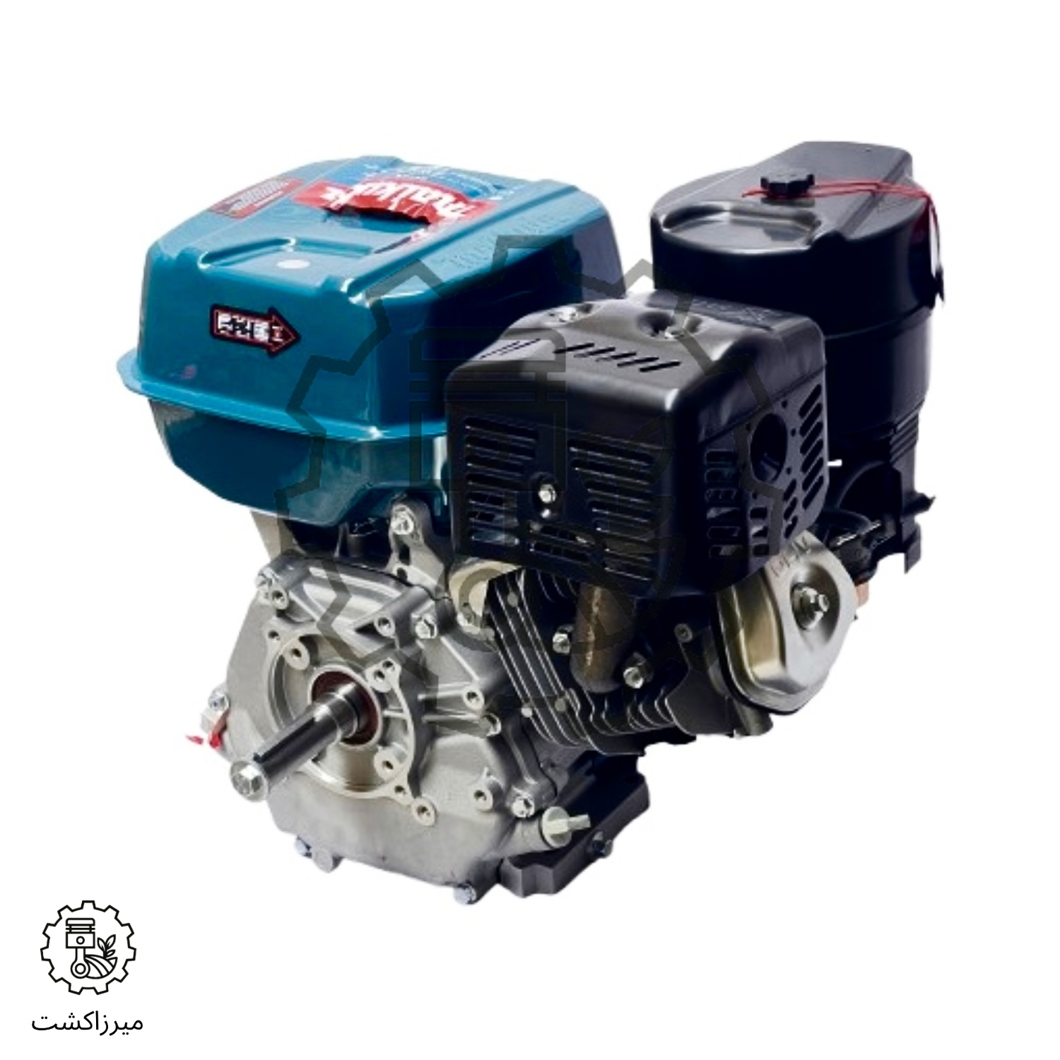 موتور تک بنزینی ۱۶ اسب ۴۲۰ سی‌سی میکازوکی نمای پشت