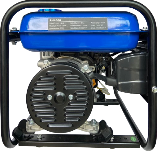 موتور برق زونگشن 1/5 کیلووات بنزینی سیم‌پیچی مسی نمای پشت