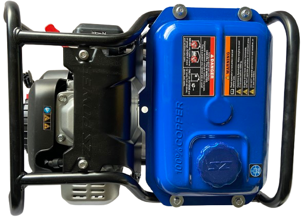 موتور برق زونگشن 1/5 کیلووات بنزینی سیم‌پیچی مسی نمای بالا