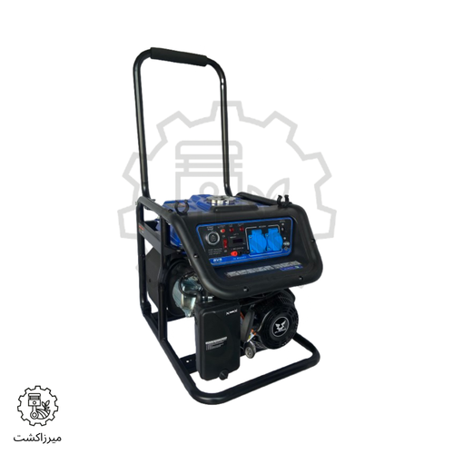 موتور برق زونگشن 3/3 کیلووات بنزینی استارتی مدل KB3700E نمای سه ربع