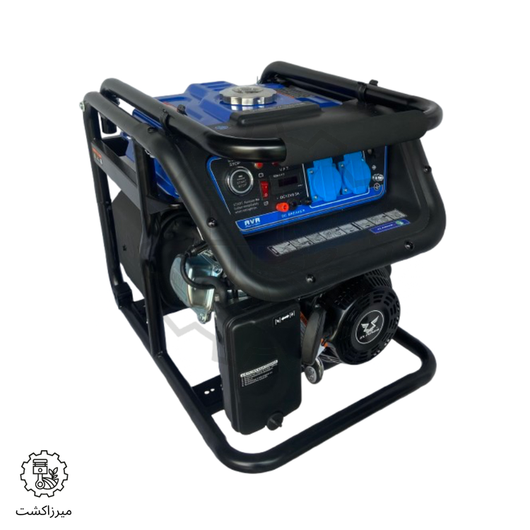 موتور برق زونگشن 3/3 کیلووات بنزینی استارتی مدل KB3700E نمای 3/4