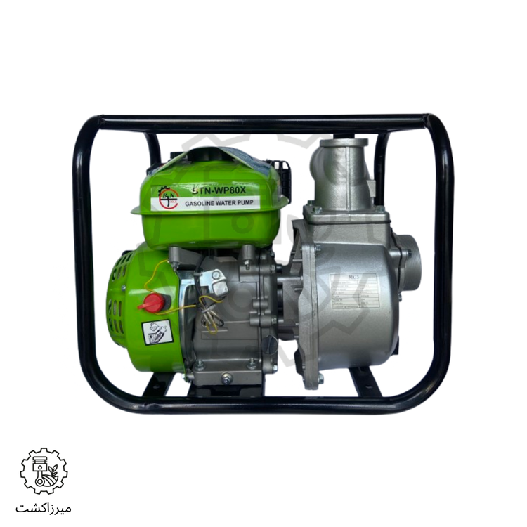 موتور پمپ آب 3 اینچ بنزینی BTN نمای بغل