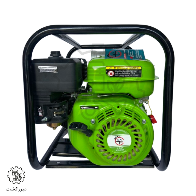 موتور پمپ آب 3 اینچ بنزینی BTN نمای موتور