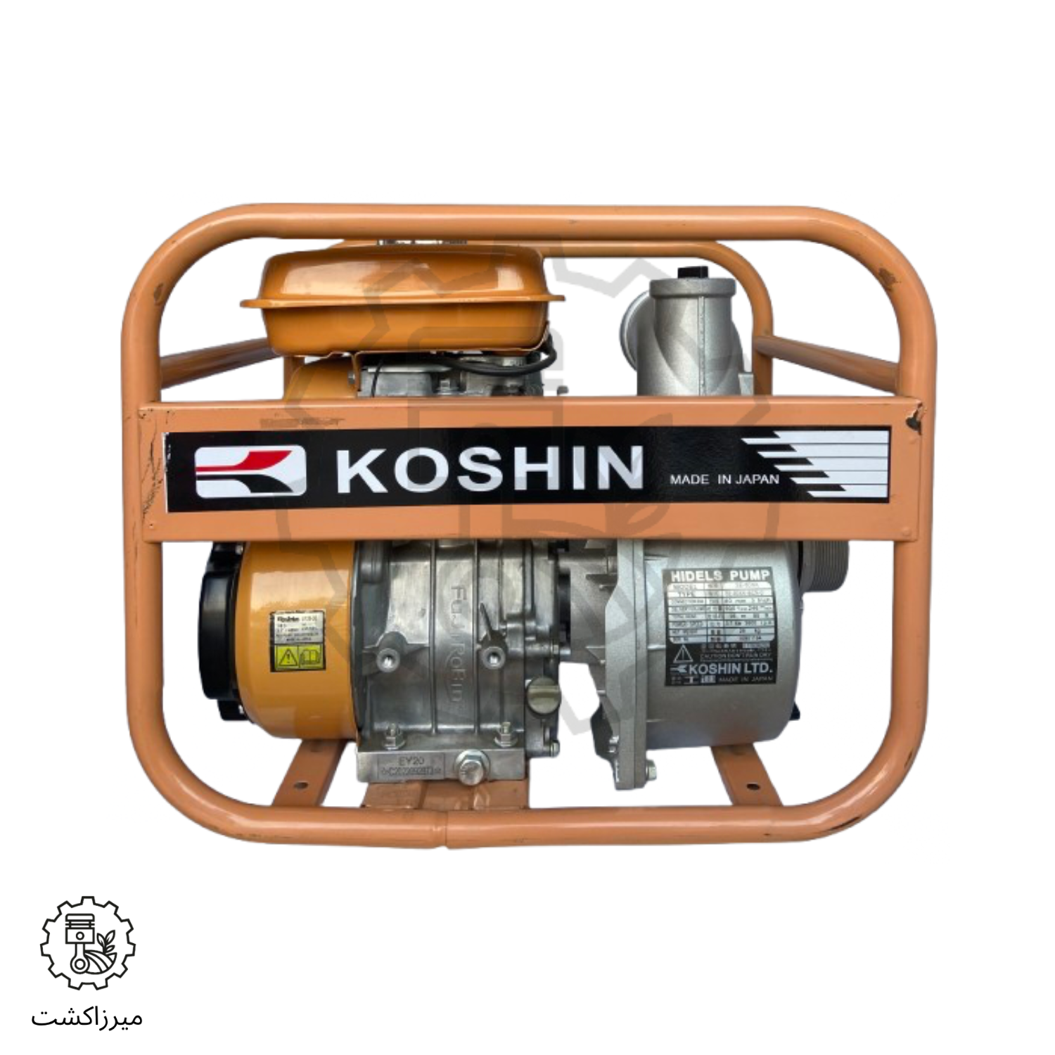 موتور پمپ فوجی روبین 3 اینچ نفتی بنزینی مدل EY20 نمای جلو