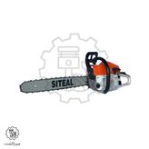 اره موتوری Siteal مدل CS5800 نمای بغل با موتور 58 سیسی و تیغه 50 سانتیمتری