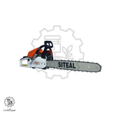 نمای جانبی اره موتوری بنزینی طرح اشتیل CS5800 با طراحی ارگونومیک