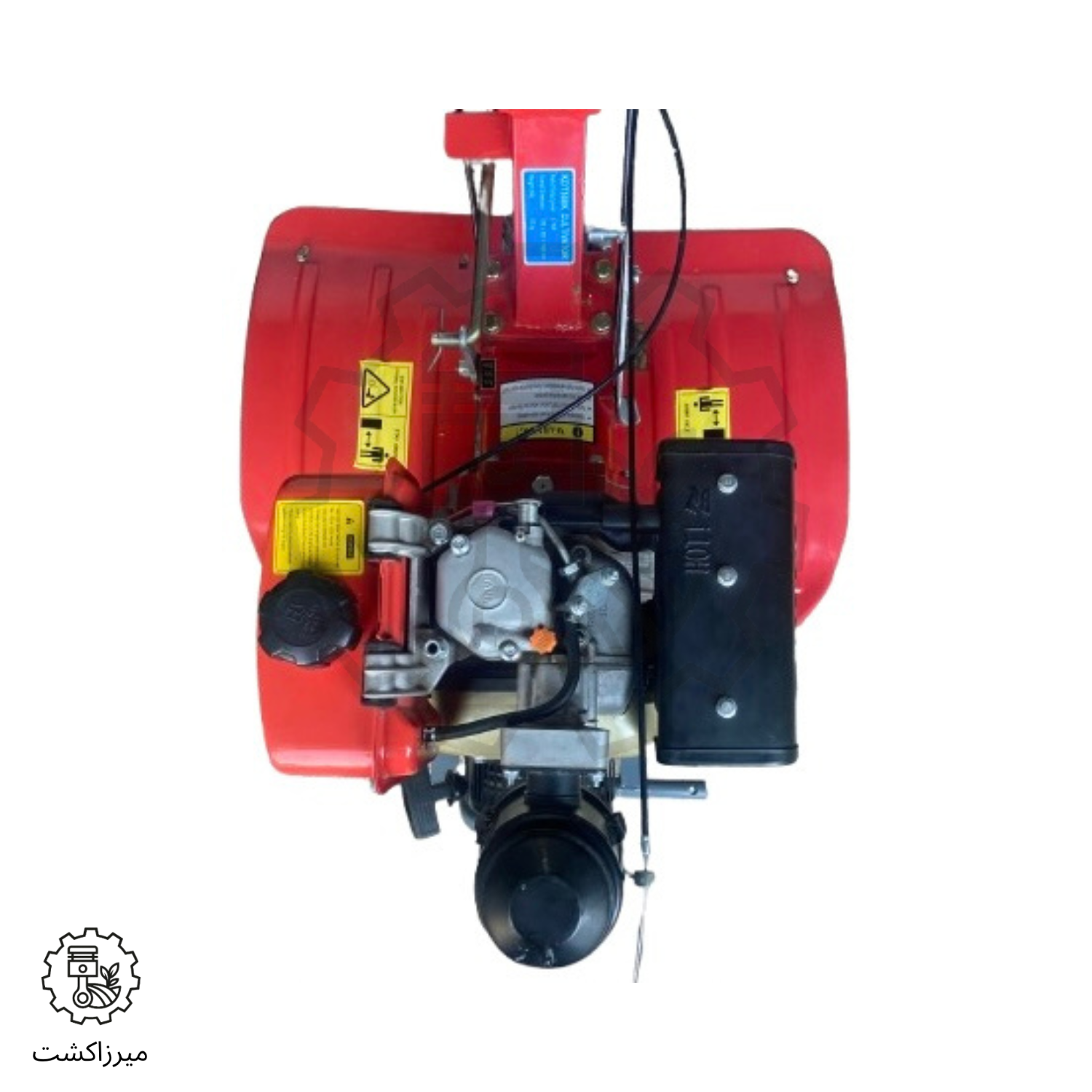 نمای بالا تیلر کولتیواتور دیزلی کاما ۵ اسب بخار