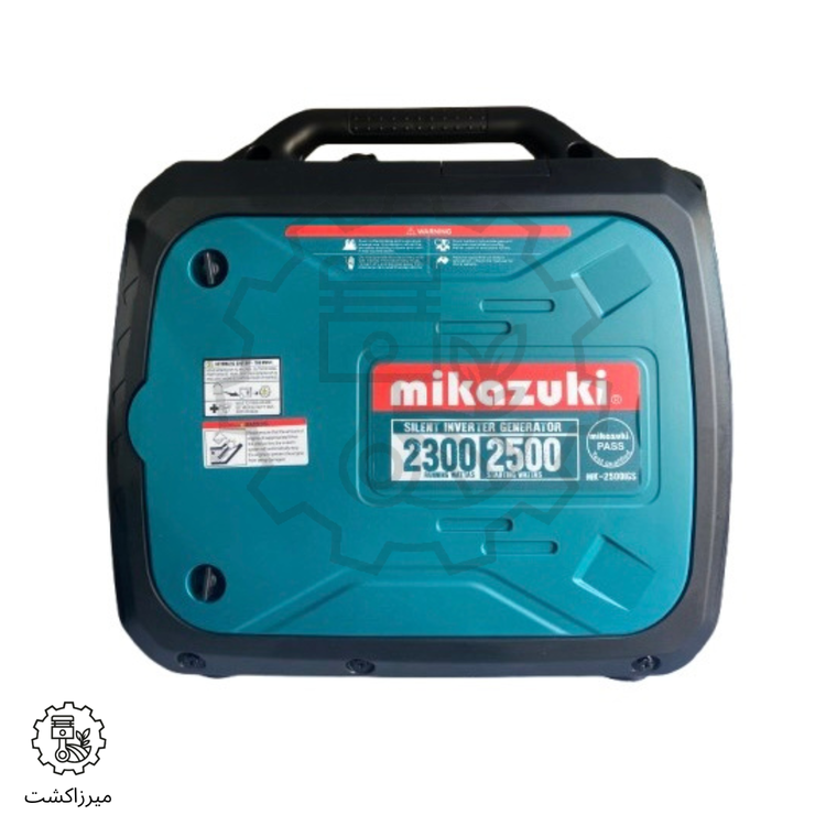 نمای بغل موتور برق 2300 میکازوکی با کاربراتور ژاپنی