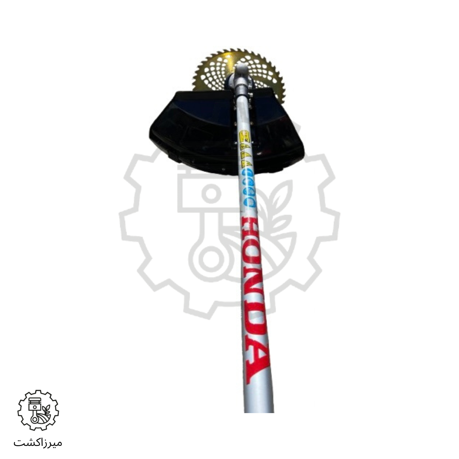 دسته علفزن پشتی هوندا با تیغه 40 پر طلایی