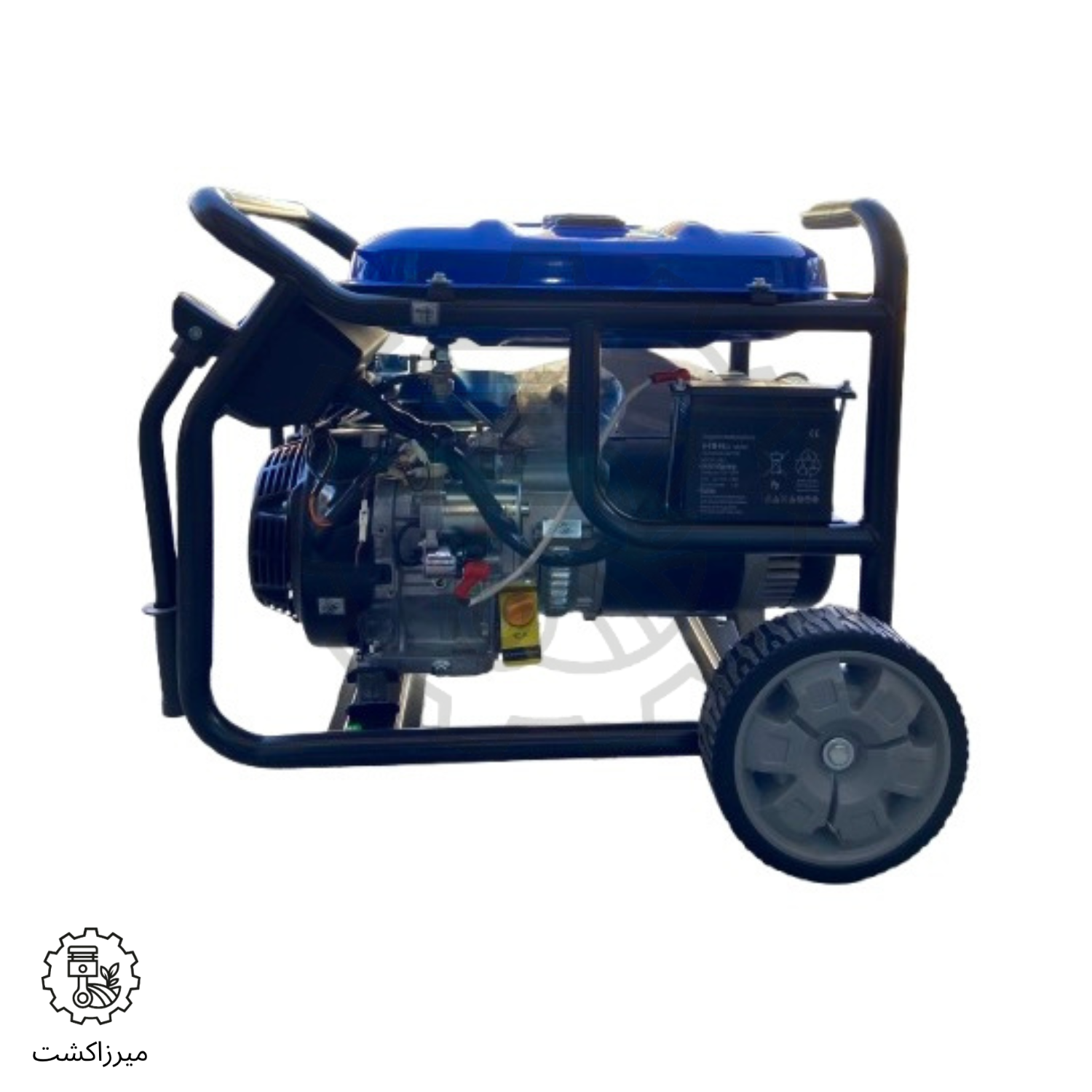 موتور برق زونگشن مدل LB9000E نمای بغل | ژنراتور بنزینی 8.5kW با سیم‌پیچی مس و مخزن 21 لیتری