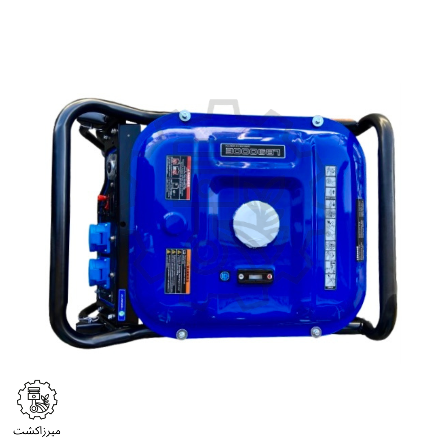 موتور برق بنزینی زونگشن LB9000E نمای بالا | باک 21 لیتری، طراحی مقاوم و سیستم خنک‌کاری قدرتمند