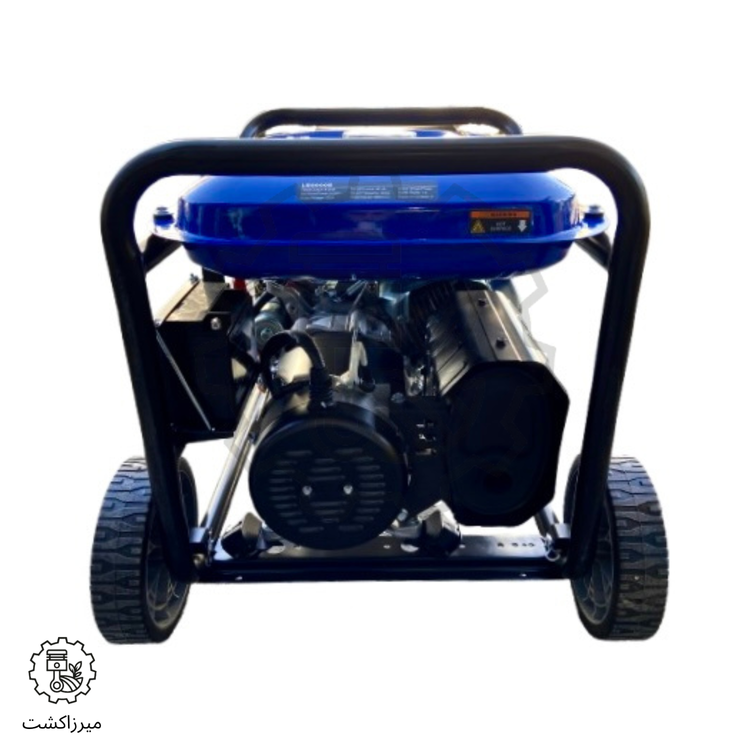 موتور برق زونگشن LB9000E نمای پشت | خروجیهای برق، کلید کنترل و سیستم استارت ژنراتور بنزینی 8.5 کیلووات