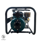 موتور پمپ آب بنزینی 7 اسب میکازوکی مدل MK-50CGPX با شاسی تقویتشده و کاربراتور ژاپنی، مناسب برای انتقال آب تا ارتفاع 90 متر