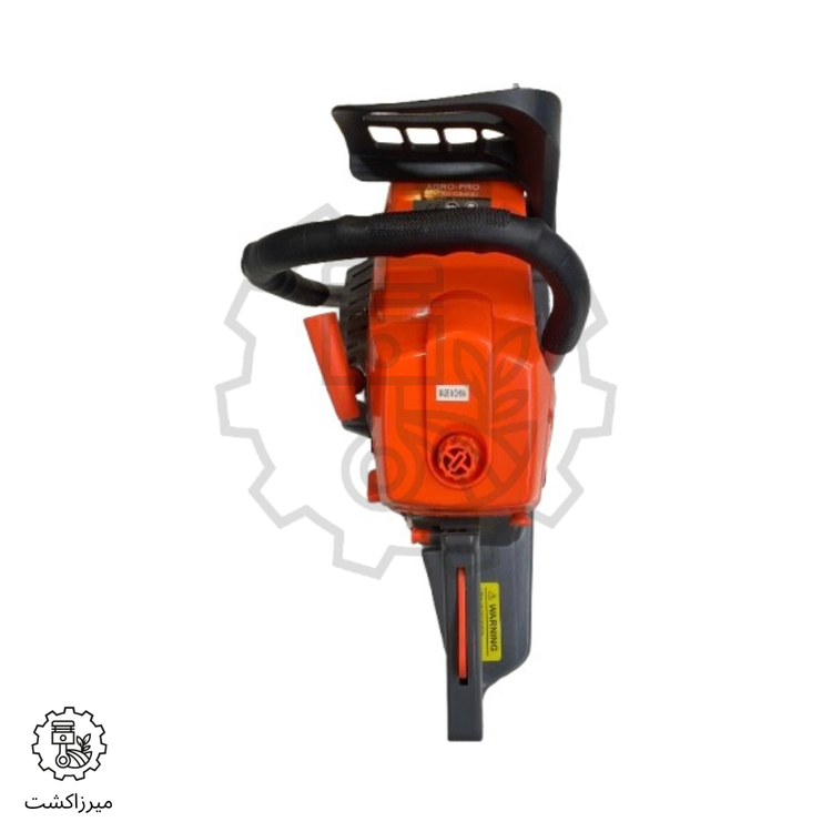اره موتوری اگروماشین AG-CS4500 نمای بالا دسته و سیستم استارت