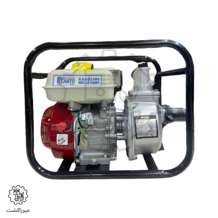 موتور پمپ پیکانتو PC50 نمای جانبی موتور ۷.۵ اسب بخار