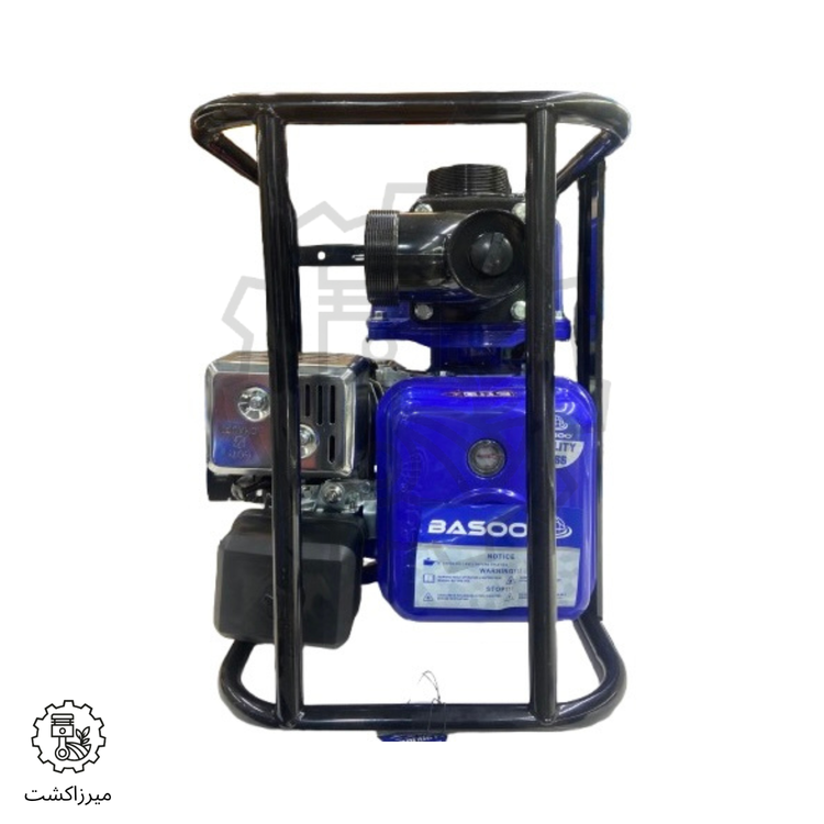 موتور پمپ بنزینی باسو BS-80X نمای بالا مناسب کشاورزی