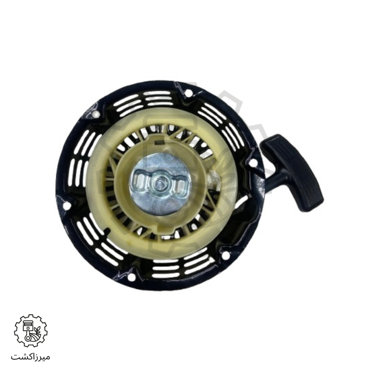 پشت هندل برای مشاهده قرقره پلاستیکی و جنس فلز