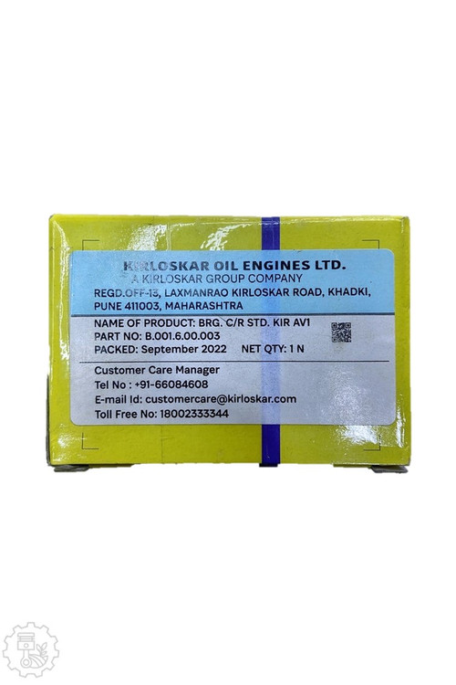 مشخصات فنی یاتاقان متحرک مارگو AV Kirloskar سایز استاندارد