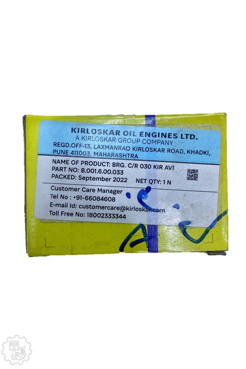 مشخصات فنی یاتاقان متحرک مارگو AV Kirloskar سایز 030